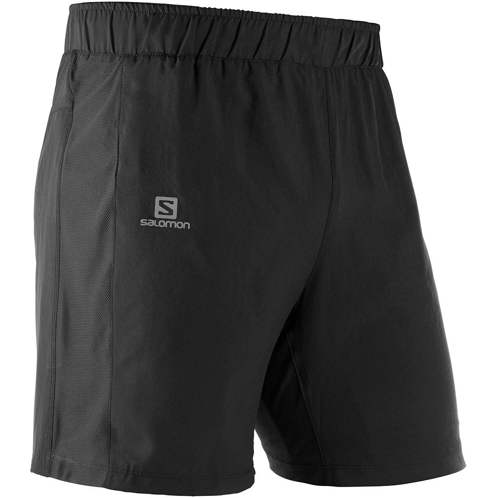 SALOMON AGILE 2 IN 1 M Philippines - Men's Shorts - Black | 734206-RNM